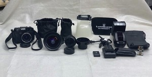Olympus CAMEDIA C-5060 Digital Camera with Rare Olympus Lenses and Flash
