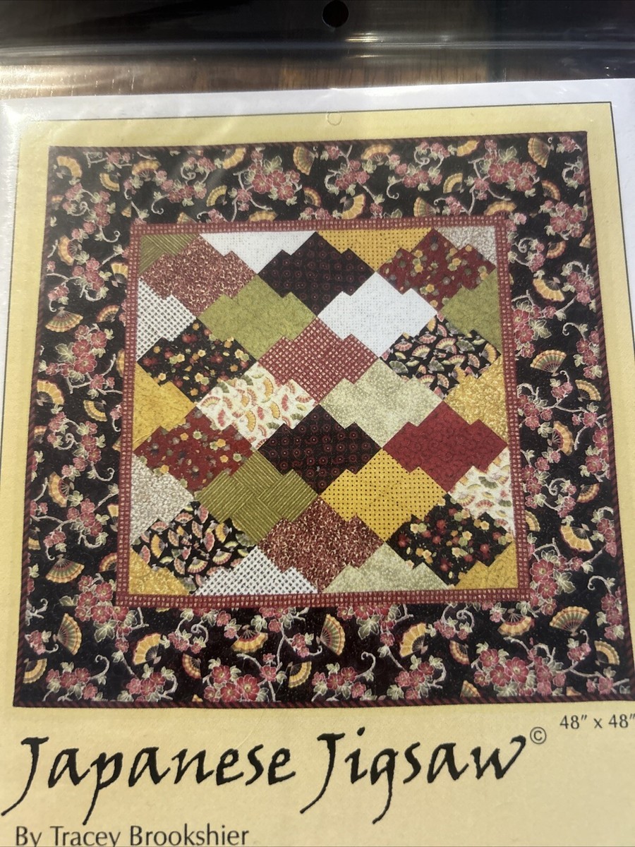 Japanese Jigsaw Quilt Pattern Brookshier Design Studios New Japanese Jigsaw Quilt Pattern Brookshier Design Studios New