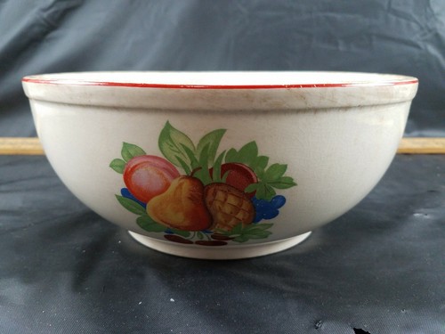 Universal Cambridge Baking Dish USA 9" Round 3.75" Tall Fruit Pattern FAST SHIP - Picture 4 of 7