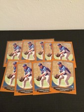 (9) 2013 BOWMAN DAN VOGELBACH ORANGE /250 ROOKIE CARD LOT OF 9 HOT
