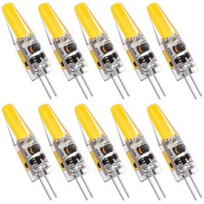 10 pcs Dimmable Mini G4 LED COB halogen Lamp 6w bulb AC DC 12V 220V C spotlight