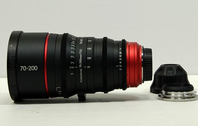 cine canon 70-200mm f2.8 arri pl+ef mount interchangeable for c70 bpmcc6k komodo