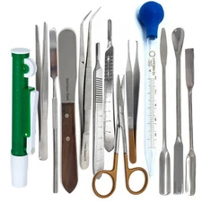 Liquid Pipettes Pump Spatulas Tweezers All in 1 School Science Fair Lab Supplies