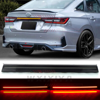 Smoke Lens LED Rear Brake Tail Light Turn Stop Lamp For Toyota Yaris Vios 2022+