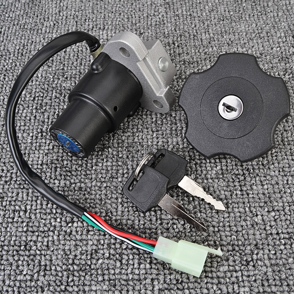 Ignition Switch Fuel Gas Cap Seat Lock Keys Kit For Yamaha XT225 Serow