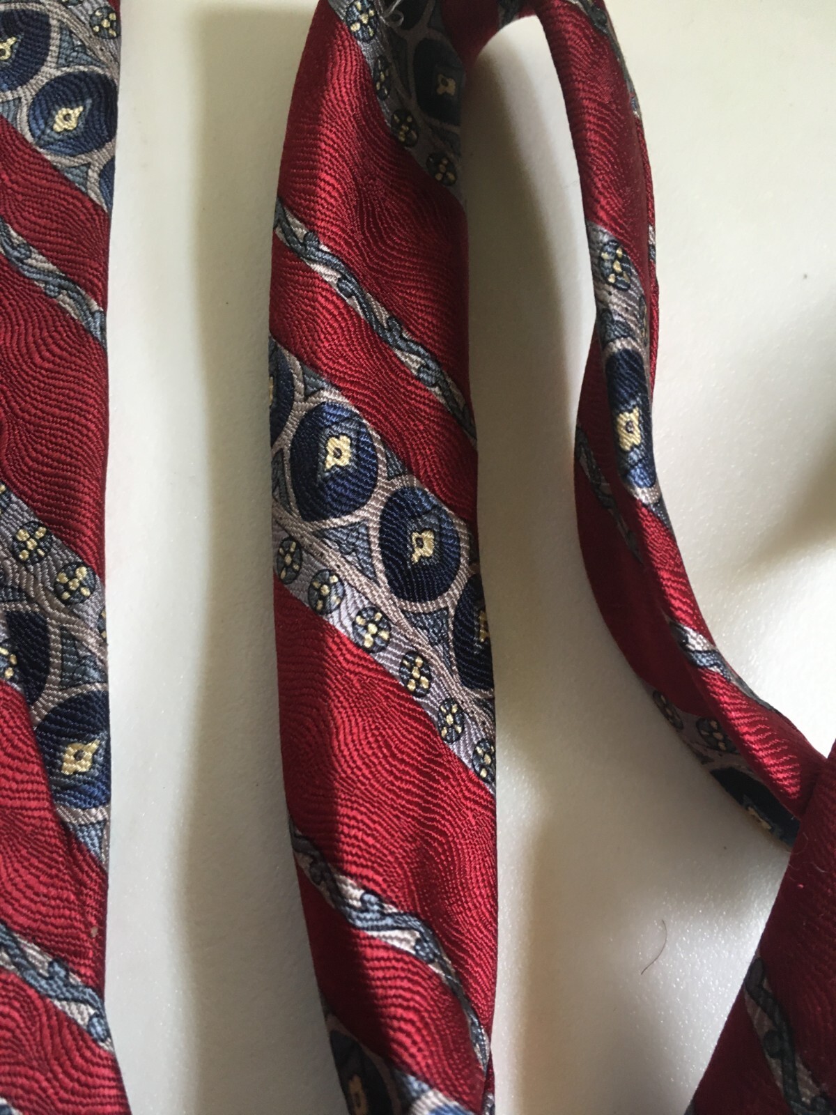 Geoffrey Beene 64" x 4" 100 silk made in USA preowned (wrinkled)Men's Tie N297 eBay