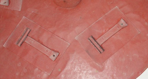 Old 12” Rubber Pewter Spin Casting Mold Caterpillar Bulldozer Belt Buckle CRMC - Picture 9 of 12