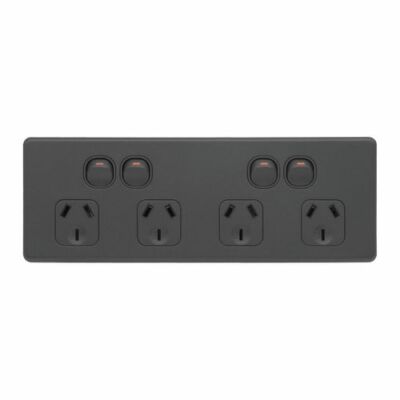 DETA S-Line Matt Black Quad Power Point