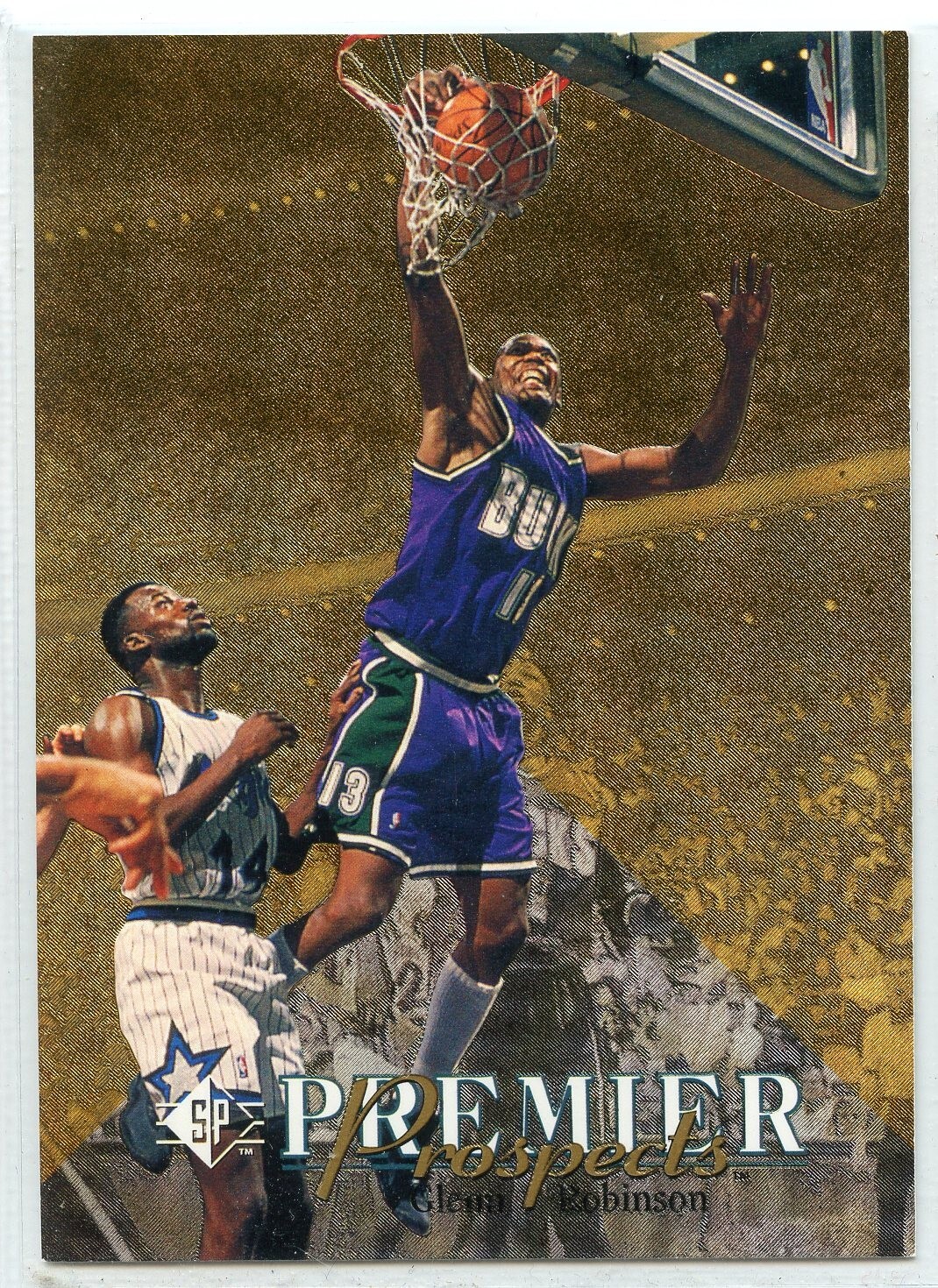 1994-95 SP Basketball Rookie Card - #1 - Glenn Robinson - Milwaukee Bucks
