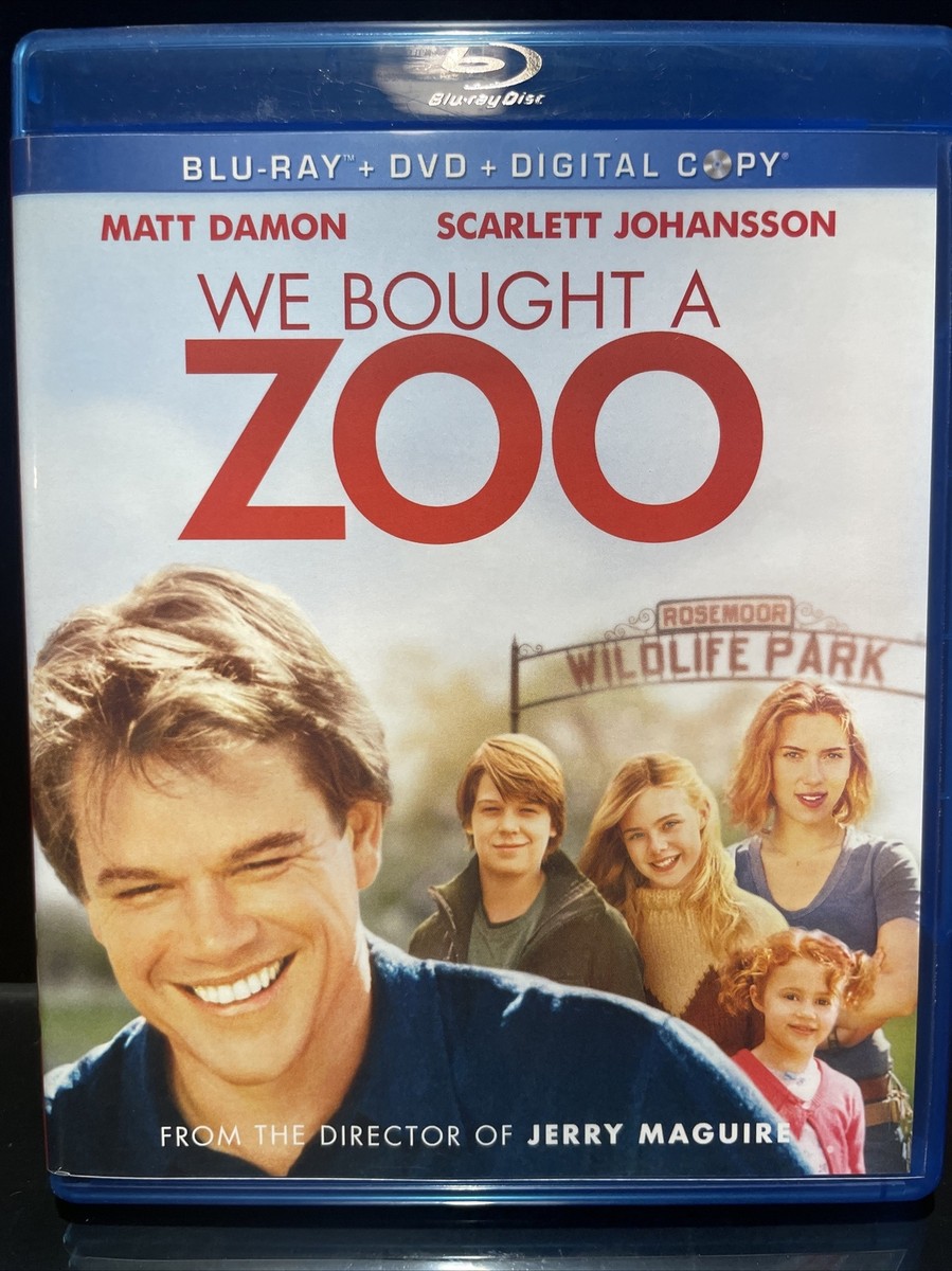 We Bought a Zoo (Blu-ray/DVD, 2012, 2-Disc Set, Includes Digital
