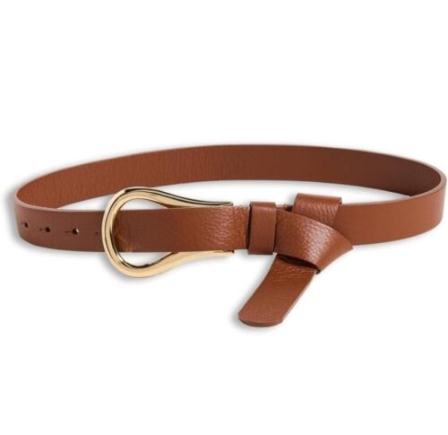 Blow The Belt Ryder Wrap Belt - M - Brandy/Gold