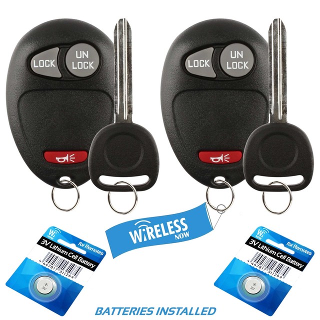 2 Car Fob Keyless Entry Remote For 2009 2010 2011 2012 GMC Canyon + Key