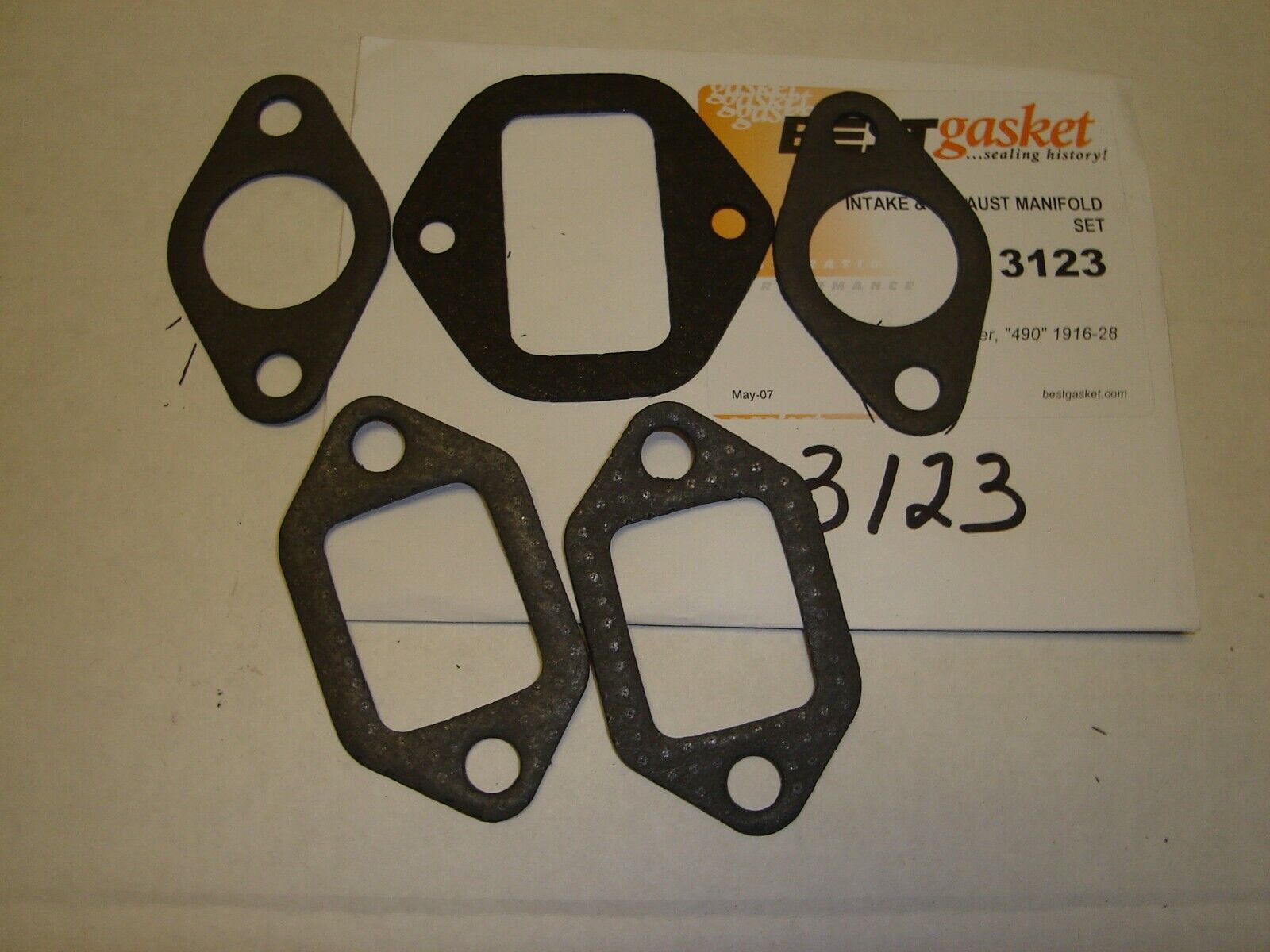 Chevrolet 1916-28 4 cly Gasket Exhaust Max 45% OFF Intake Max 78% OFF &