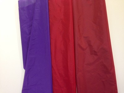 10 YARDS Purple 70D 1.9 OZ. NYLON RIPSTOP FABRIC 60'' .5 OZ FIRE RESISTANT