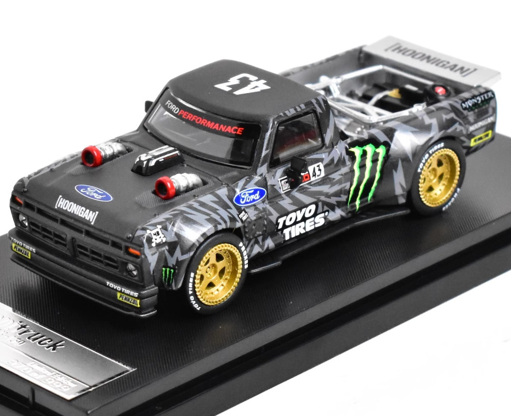 SW 1:64 1977 F150 Hoonigan #43 Pickup Truck Sports Model Diecast