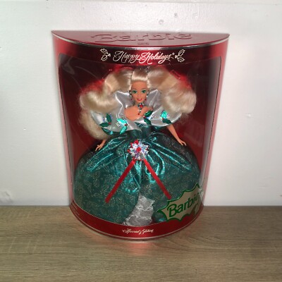 Happy Holidays 1995 Barbie Doll Special Edition Christmas Vintage Collection 14''