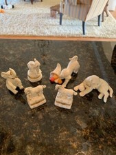 LENOX Animal Figurines: Horses, Dogs, Elephants (6 total). Great Condition.