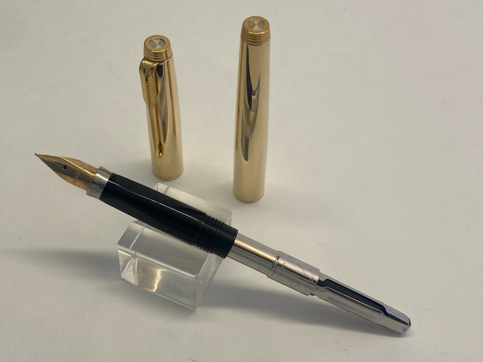 Rare Vintage 14K Solid Gold Parker 75 Presidential Fountain Pen Minty ...