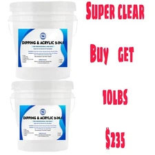 Nebraska Nail Art 2 in 1 Acrylic/Dipping Powder 10lbs- CLEAR