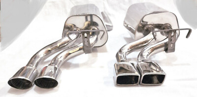 Mercedes W124 Edelstahl Sport Auspuff Abgasanlage E200 E220 230E AMG Design