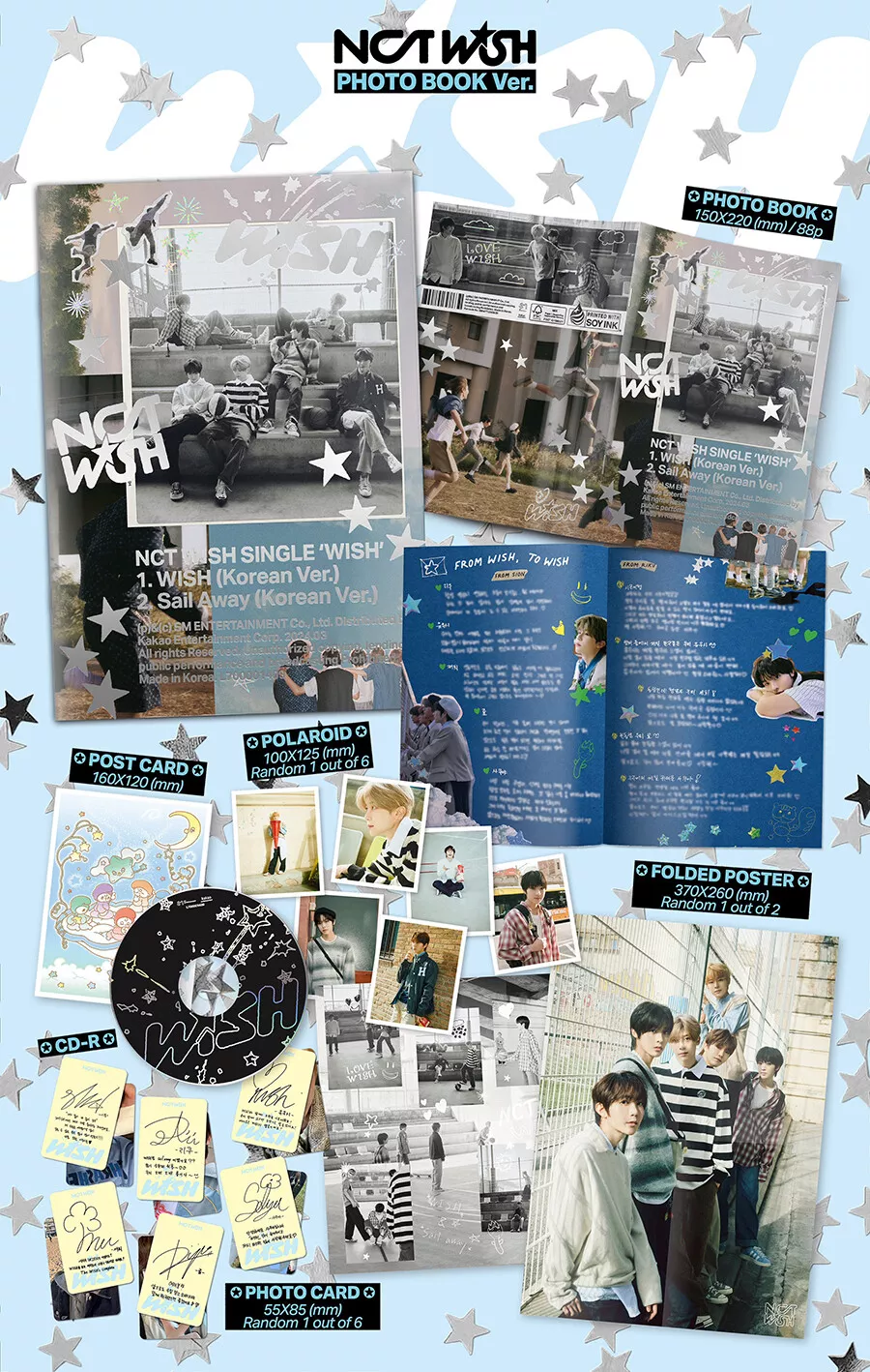 NCT WISH BOOK Vol.1 Japan Fan Club FC Official Book Magazine