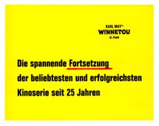 Winnetou 2. Teil ORIGINAL Aushangfoto Karl May / Pierre Brice / Lex Barker / Dor