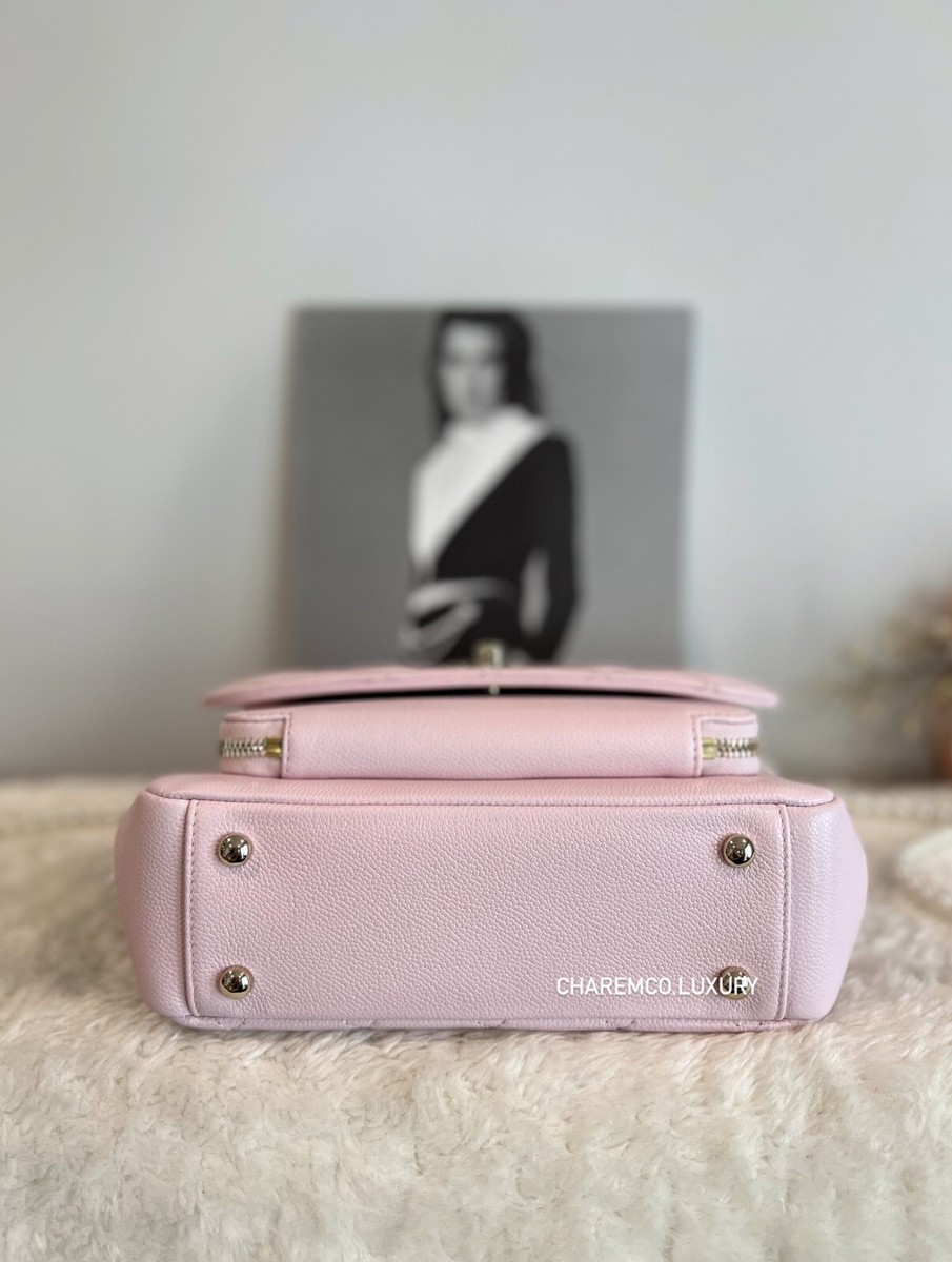 NEW!💗22P Chanel Medium Business Affinity Rose Clair Pink💗 Caviar