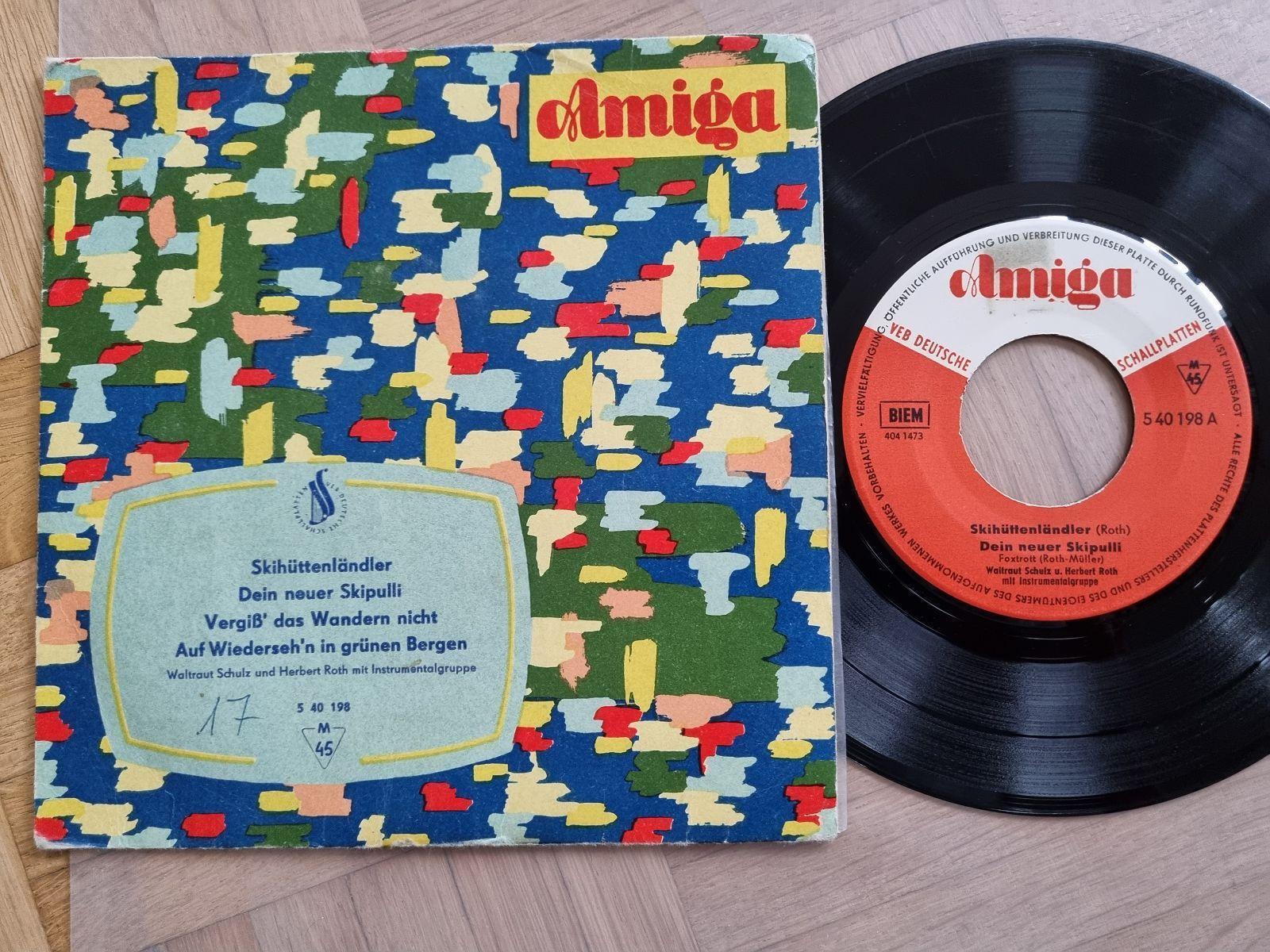 7"" Single Waltraut Schulz & Herbert Roth - Skihüttenländler Vinyl Amiga