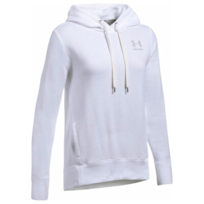 Under Armour Women's White UA Favorite Fleece Hoodie- Our Price: