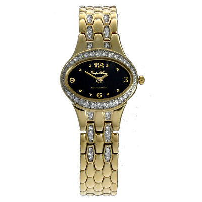 Carpe Diem-Hestia Black Uhr Edelstahl vergoldet mit Zirkonia 49,90 