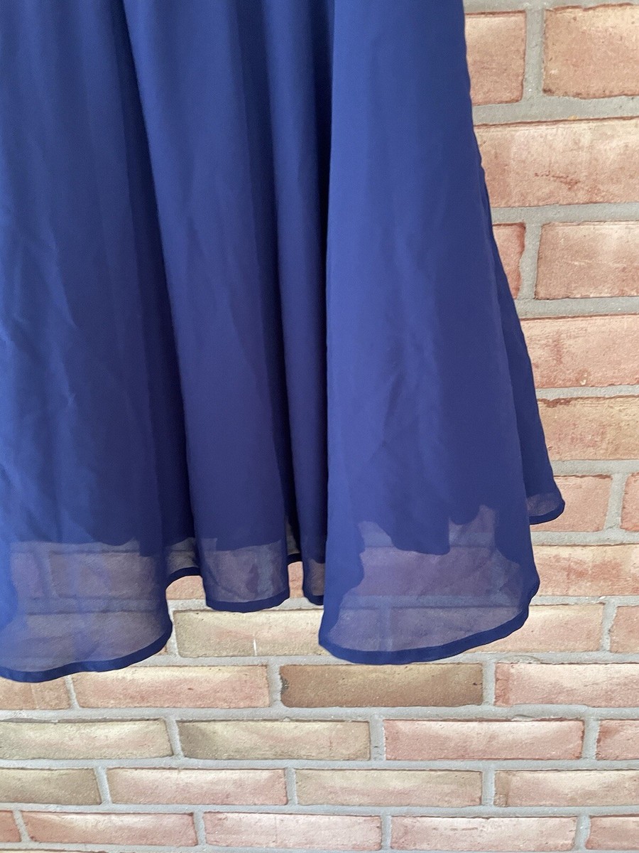francesca's blue rain dress Christabelle Polka Dot Maxi Dress