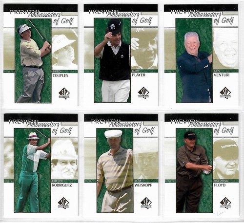 Tarjeta de novato Tiger Woods 2001 Upper Deck Golf SP AUTÉNTICO VISTA PREVIA (60) +++ - Imagen 6 de 7