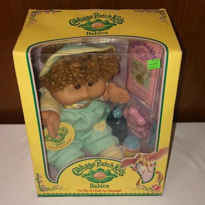 Cabbage Patch Kids Babies Baby Girl Doll Play Along Shyann Born March 26th NOS
