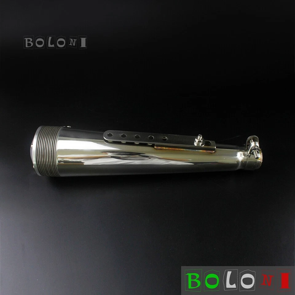 Tubo de escape retro para motocicleta 37-45 mm para Harley Sportster Dyna Softail Chopper Foto 2 de 4