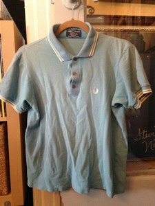 camiseta fred perry azul