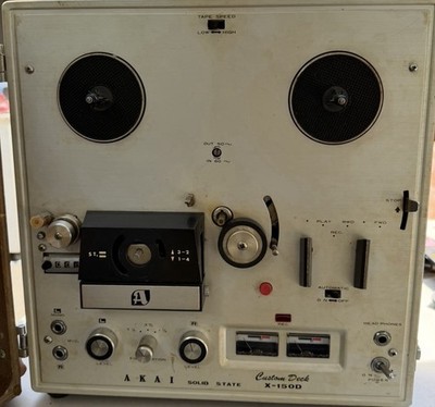 Akai X-150D  Reel to Reel 8 Track Tape Recorder