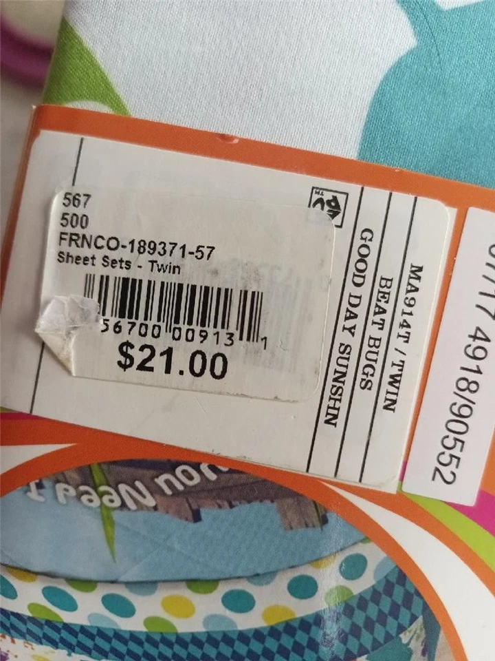 Nuevo juego de hojas de 3 piezas Netflix Beat Bugs Twin Sheets NUEVO CON ETIQUETAS SIN PRECIO BASE suave $21.99 Foto 4 de 4