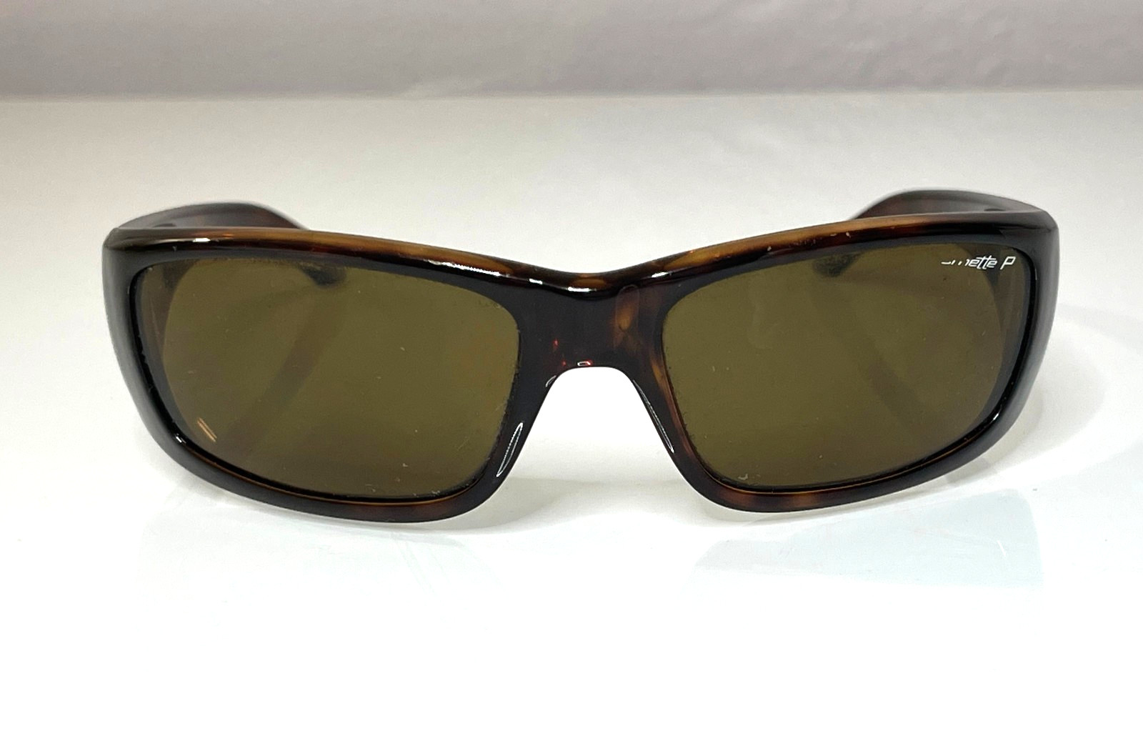 Vtg Tortoise Shell Arnette Quick Draw Sunglasses … - image 2