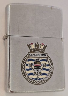 ZIPPO HMS M 1157 KIRKLISTON MARKED 1978 USED