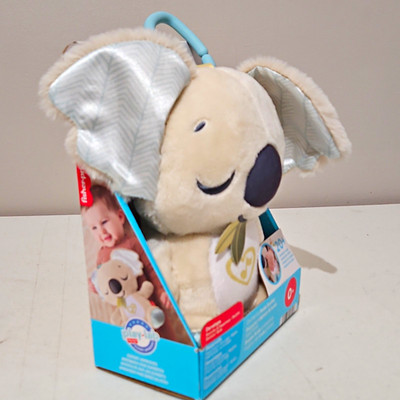 Fisher-Price On-the-Go Koala Soother Plush Baby Toy Play Lab 0-6M JB606