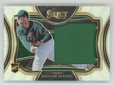 Daulton Jefferies 2021 Panini Select Silver Jumbo Swatch RC /150 Jersey #HRJS-DJ