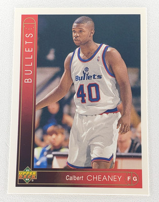 1993-94 Upper Deck Basketball Calbert Cheaney RC #354 Washington Bullets NBA
