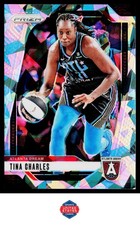 2024 Panini Prizm WNBA #36 Tina Charles Ice Prizms