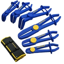 6pc Radiator Hose Clamp Plier, Fuel Line Clamp Pliers, Hose Pinch off Pliers ...