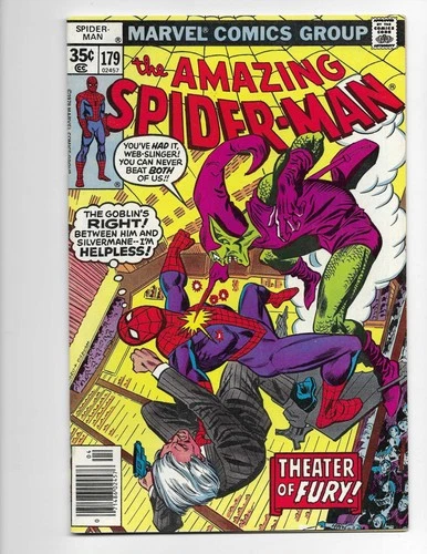 Amazing Spider-Man 179 1978 Marvel Comics VF- 7.5 Green Goblin Mary Jane Watson