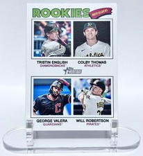 2026 Topps Heritage #379 English Colby Thomas Valera Robertson RC Short Print SP