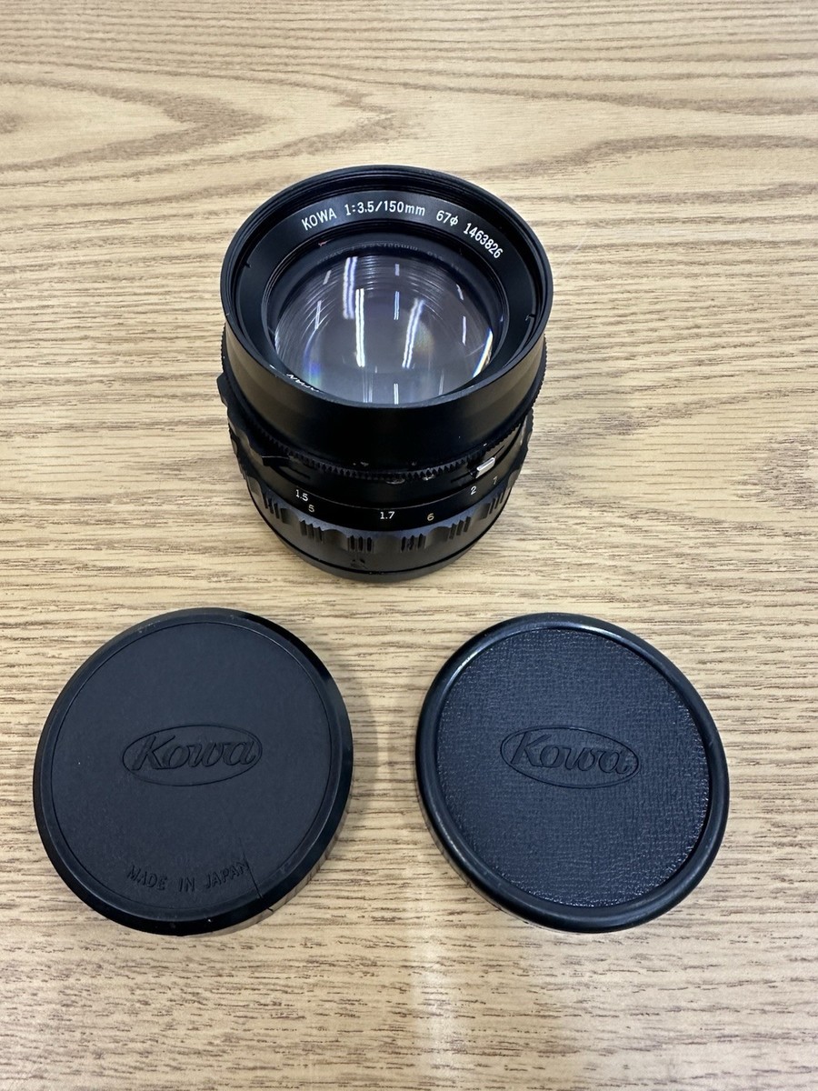 コーワ　KOWA 150mm F3.5 Kowa 150mm f3.5 Lens-Black With Lens Caps | eBay