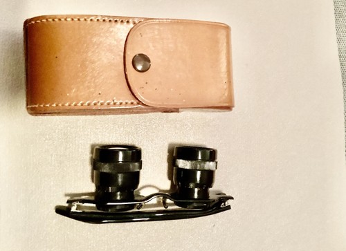 Vtg 2.8x28 BINOCULARS, OPERA, Bird Watching, Sports Glasses, W/CASE - JAPAN - Picture 9 of 16