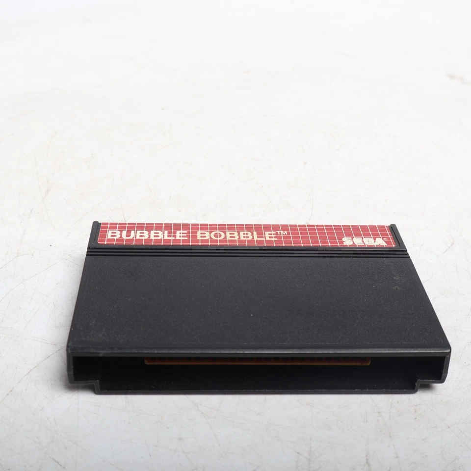 Bubble Bobble (Master System) GAME CART AND GAME COVER ART - Image 3 of 4