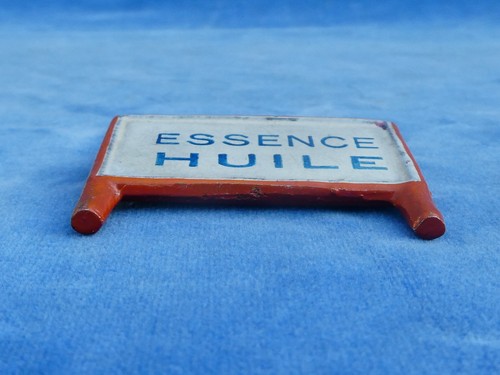 RARE TOP ! PANNEAU ALUMINIUM Sign - QUIRALU - ESSENCE HUILE - Foto 5 di 8